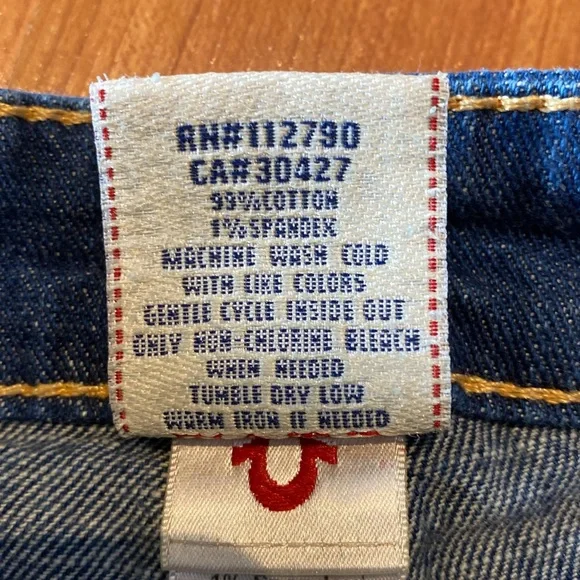 True Religion Wide Leg Jean Size 25 - Picture 9 of 13